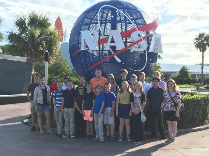 Students and teachers from Knox County Schools visit Kennedy Space Center in Cape Canaveral, Florida.